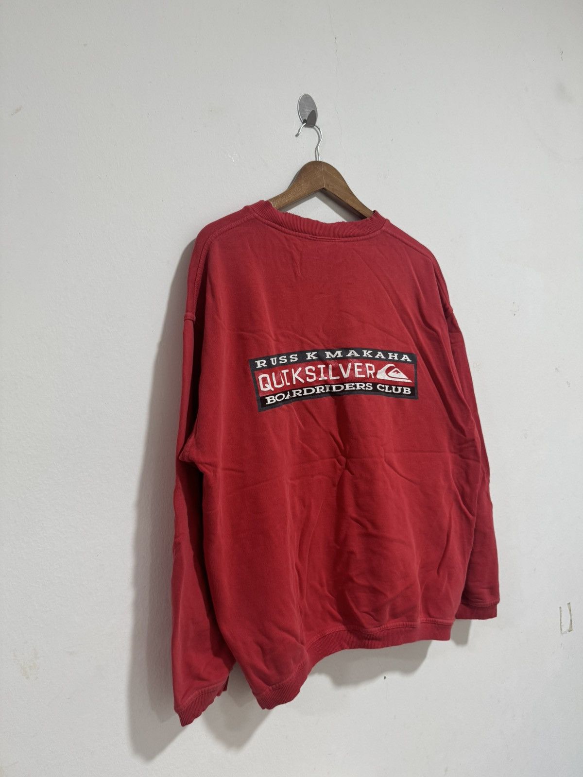 Quiksilver × Vintage Vintage Quiksilver Russ K Makaha Boardrider Club Sweatshirt Size US M / EU 48-50 / 2 - 2 Thumbnail