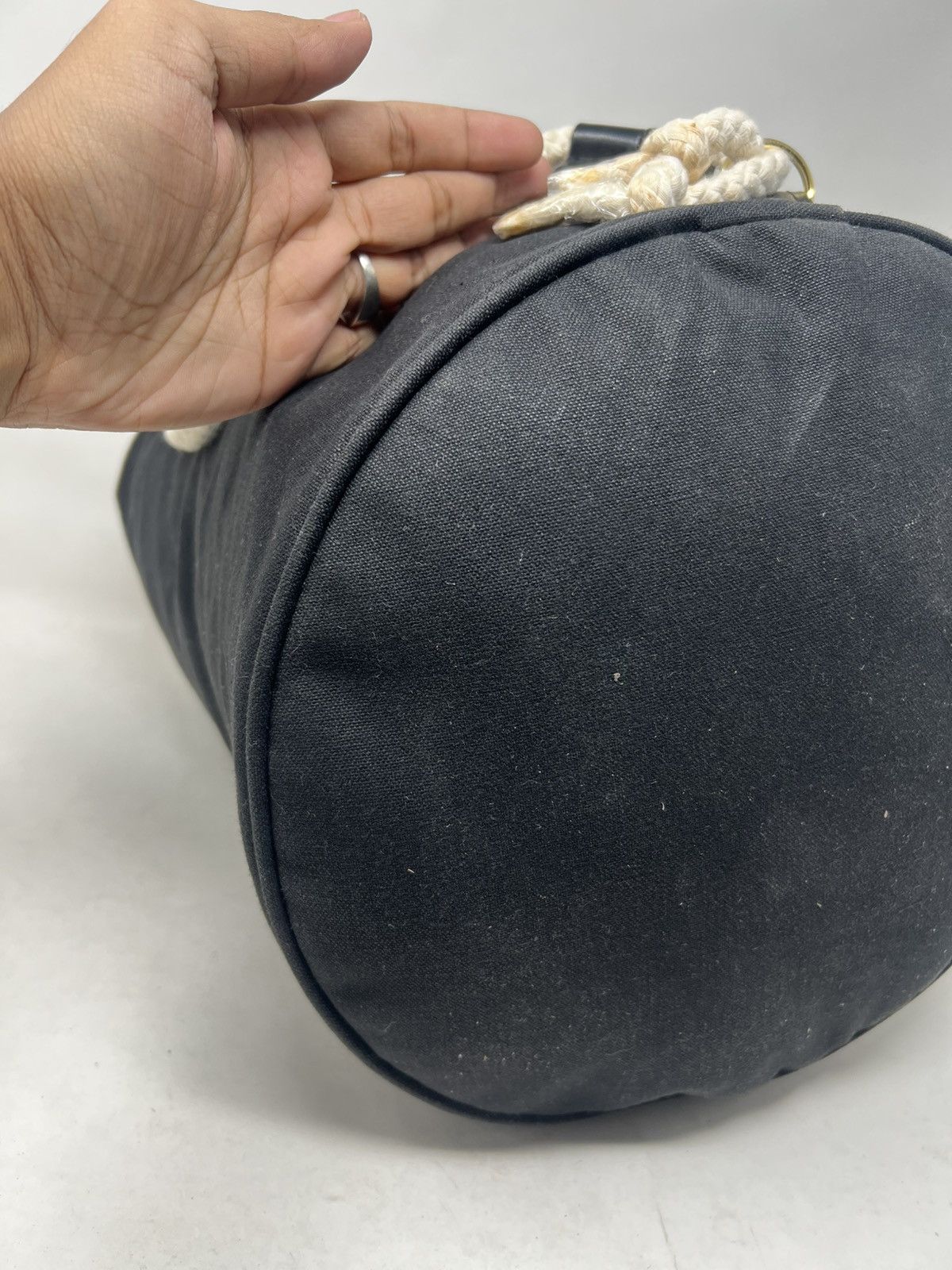 Chanel Chanel Black Drawstring Canvas Bucket Size ONE SIZE - 9 Thumbnail