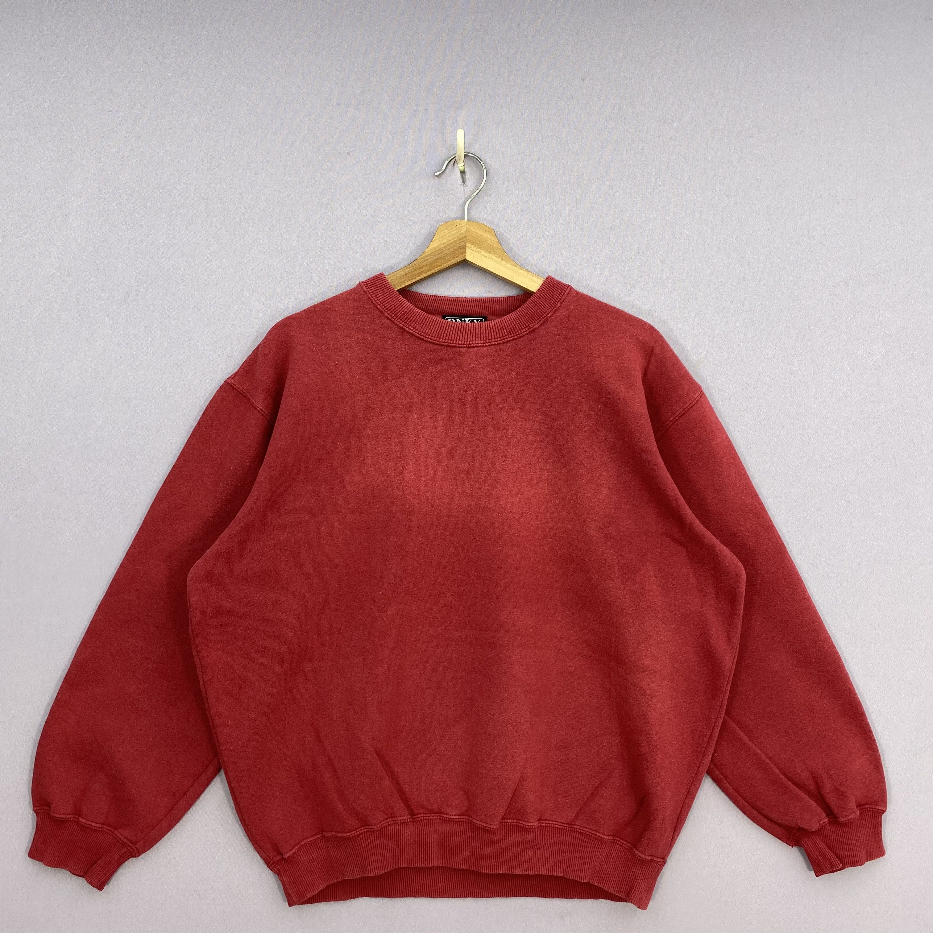 DKNY Vintage 90s Faded DNKY Club Sweatshirt Retro Streetwear Size US L / EU 52-54 / 3 - 2 Thumbnail