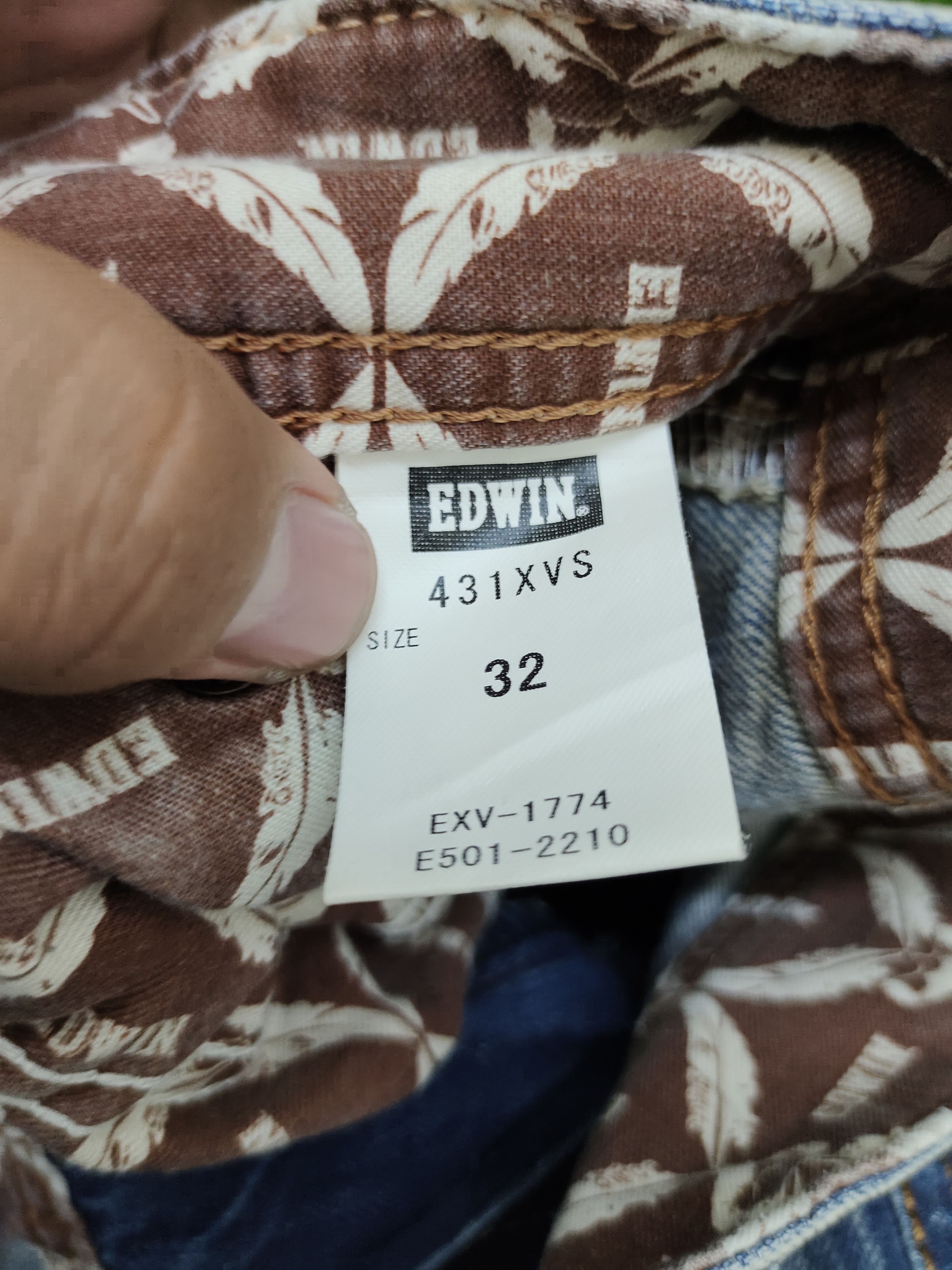 Edwin Flare Jeans Edwin XV Distres Faded Boot Cut Y2k Ifsixwasnine Size US 33 - 20 Thumbnail