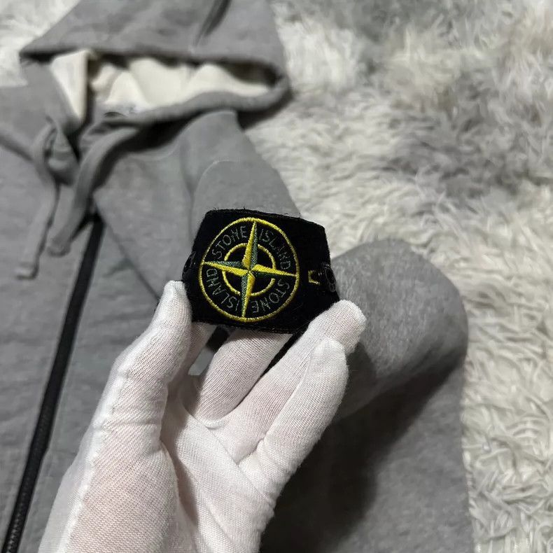 Stone Island Gray Stone Island ZipUp Hoodie -2506 Size US L / EU 52-54 / 3 - 6 Thumbnail