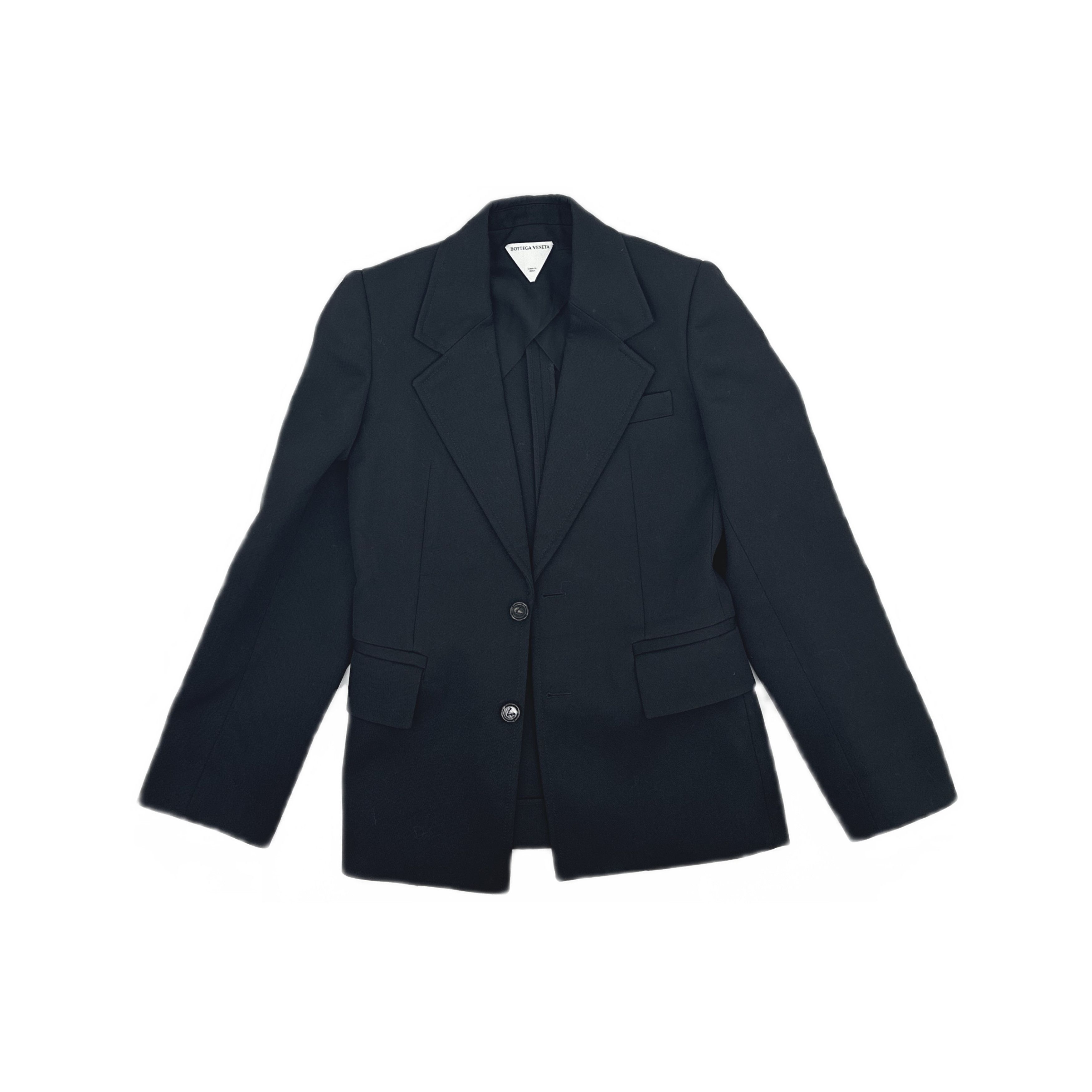 Bottega Veneta Bottega Veneta Wool Single-Breasted Blazer Size 38 Size XS / US 0-2 / IT 36-38 - 1 Thumbnail
