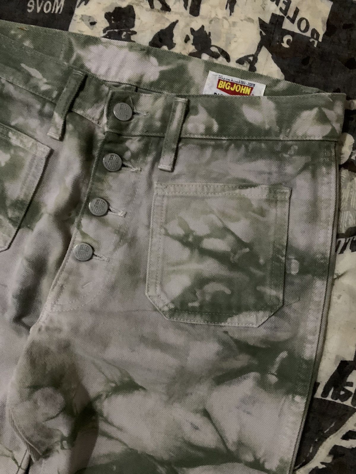 Big John 💥Vintage 90s Big John Japan Tie Dye Pant Size US 30 / EU 46 - 5 Thumbnail
