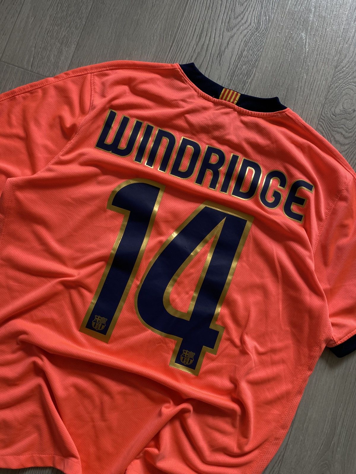 Nike Vintage Nike F.C Barselona #14 WINDRIDGE Soccer Jersey Y2k M Size US M / EU 48-50 / 2 - 11 Thumbnail