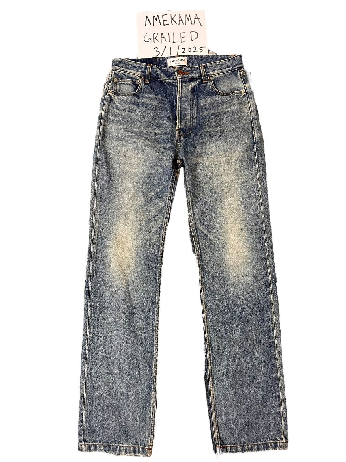 Balenciaga Balenciaga Unisex Jeans Size US 29 - 3 Thumbnail