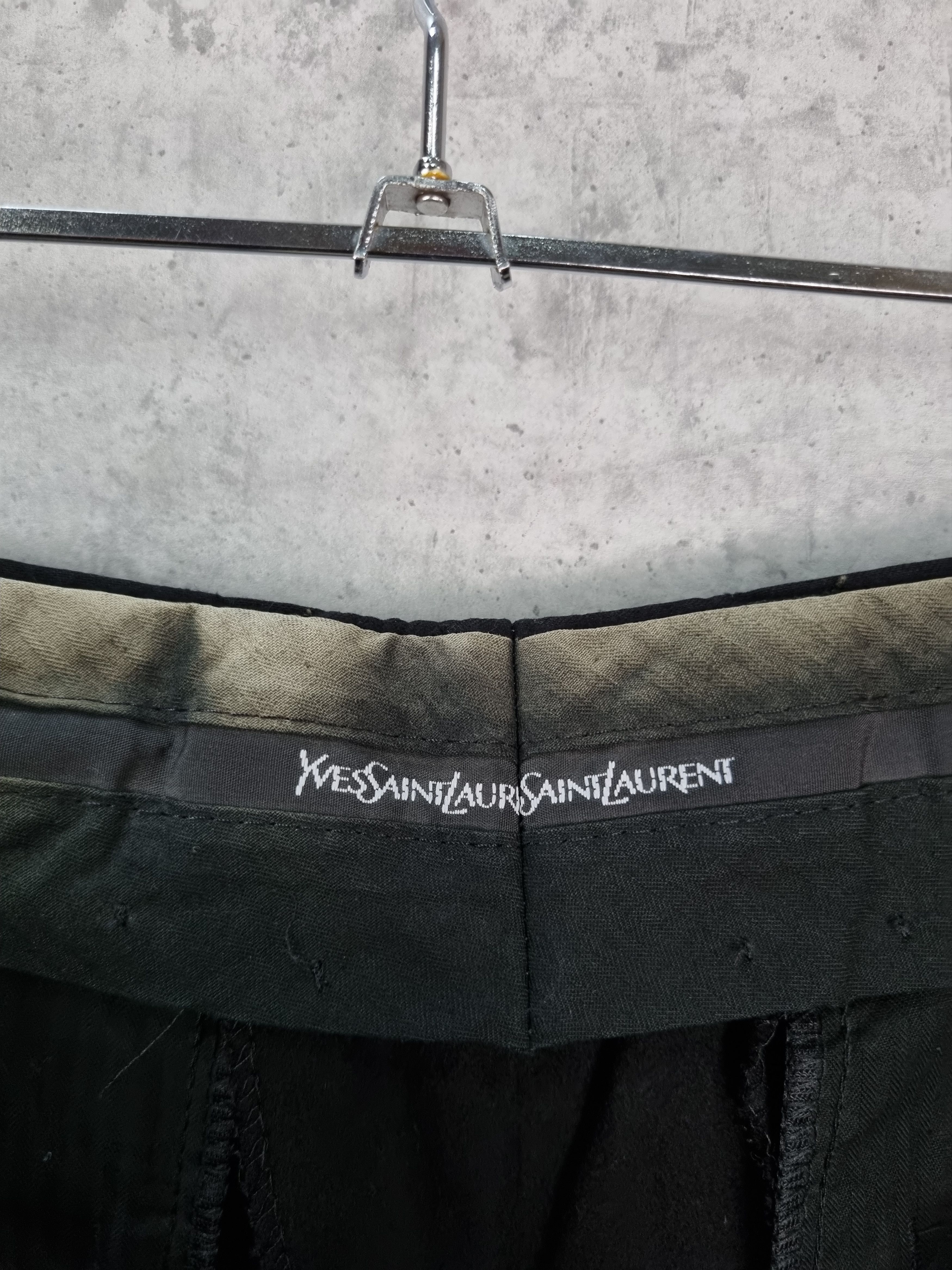 Velour × Vintage × Yves Saint Laurent 100% Viscose Soft Velour Vintage Suit Pants Size US 34 / EU 50 - 16 Thumbnail