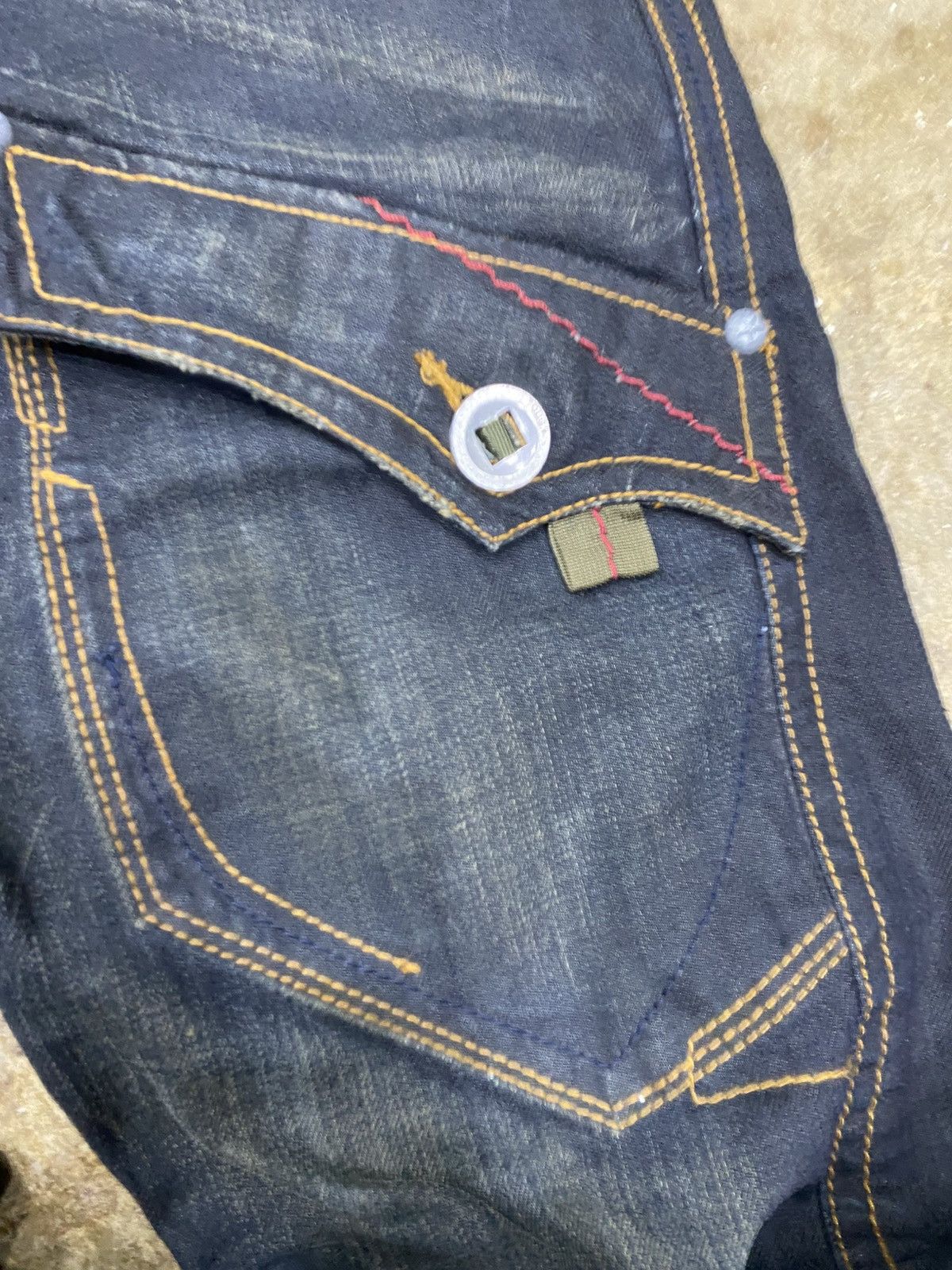 If Six Was Nine × Japanese Brand Tough Jeansmith jeans Size US 32 / EU 48 - 6 Thumbnail