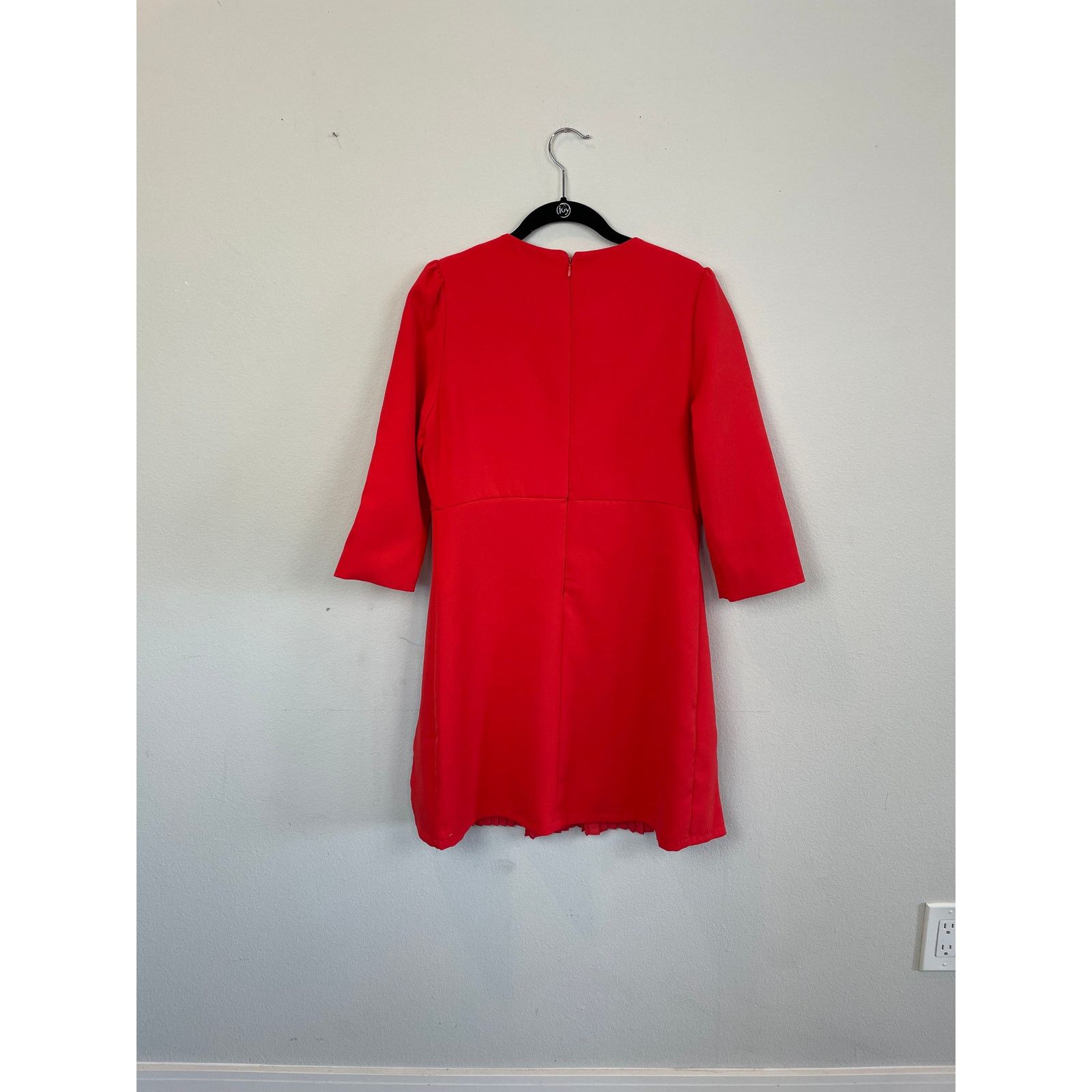 Other CC&DD Red Pleated Dress, Size M Size M / US 6-8 / IT 42-44 - 4 Thumbnail