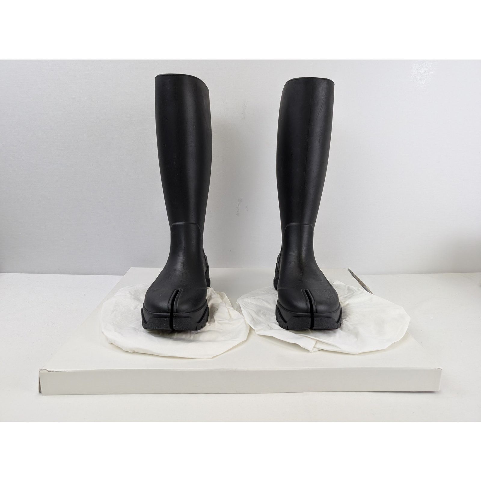 Maison Margiela o1rshd1 Tabi Long Boots in Black Size US 11 / EU 44 - 10 Thumbnail