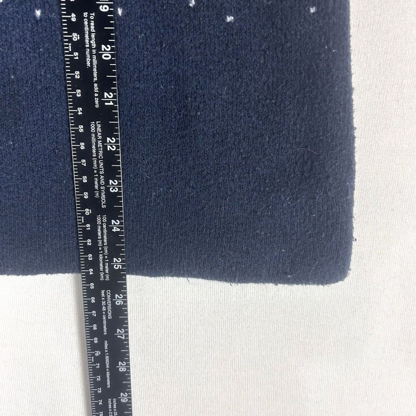 Vintage Christopher & Banks Fair Isle Sweater Womens S 1/4 Zip Mock Neck Holiday Casual Knit Pullover Blue Winter Fall Spring Womens Size S / US 4 / IT 40 - 7 Thumbnail