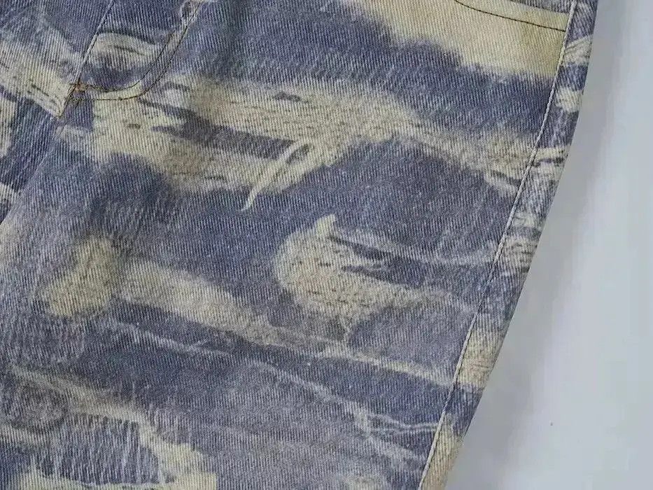 Japanese Brand Tie dye Technical denim cargo pants Men Size US 32 / EU 48 - 3 Thumbnail