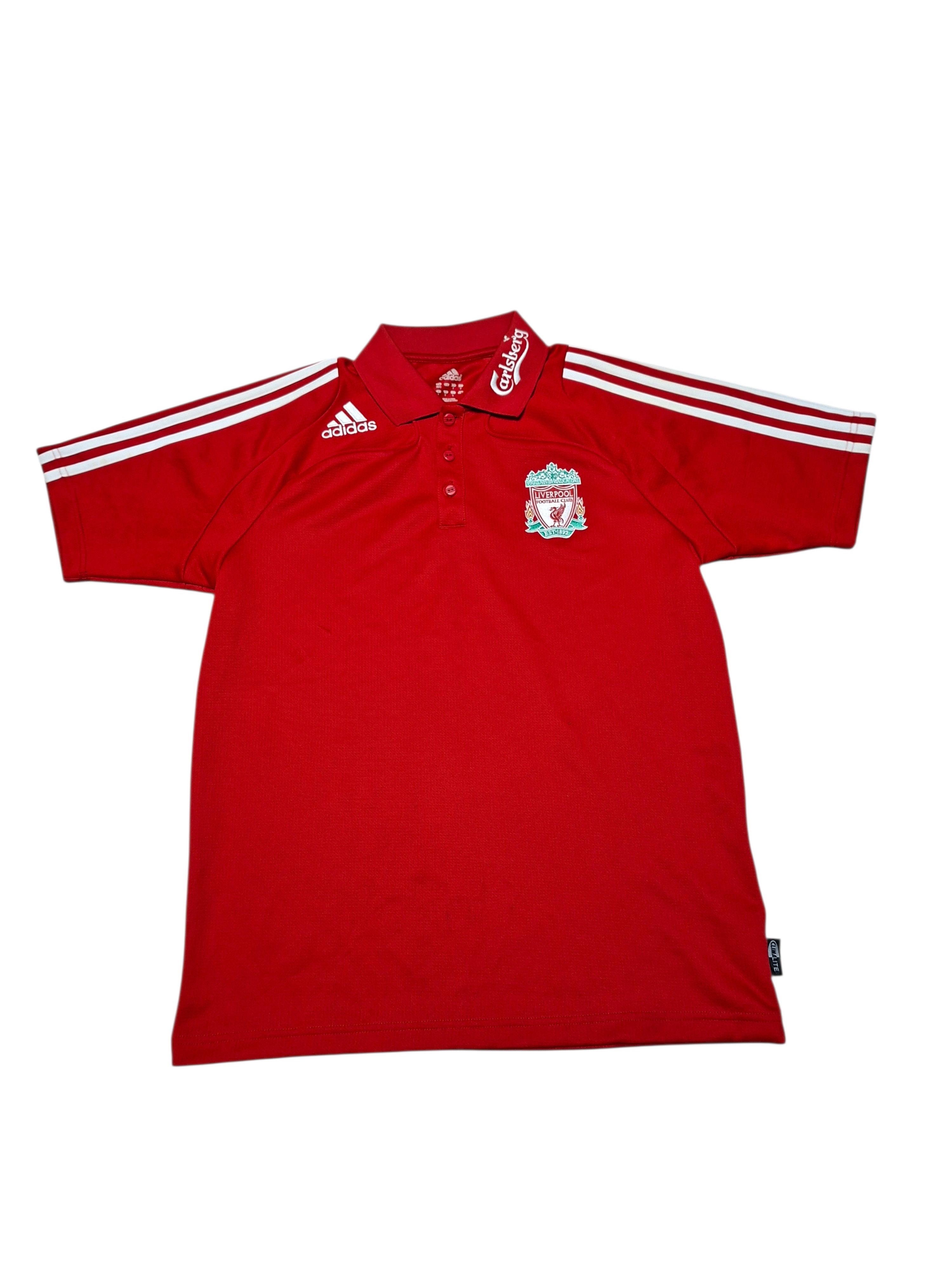 Adidas LIVERPOOL ADIDAS VINTAGE 2008 CARLSBERG SOCCER POLO SHIRT Size US L / EU 52-54 / 3 - 1 Thumbnail