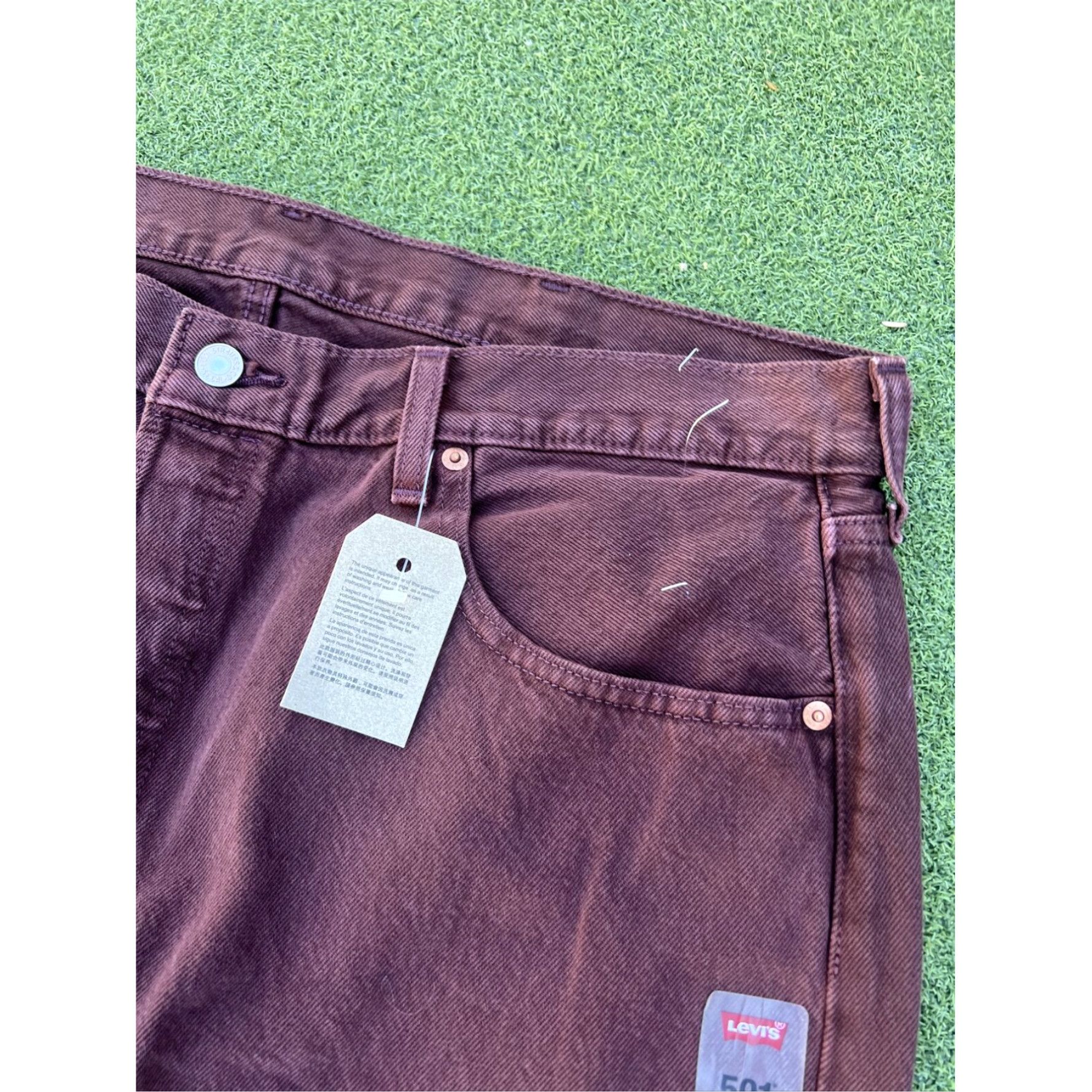 Levi's Levi’s 501 Original Men's Straight Leg Button Fly Jeans Size 38x32 Denim Size US 38 / EU 54 - 7 Thumbnail
