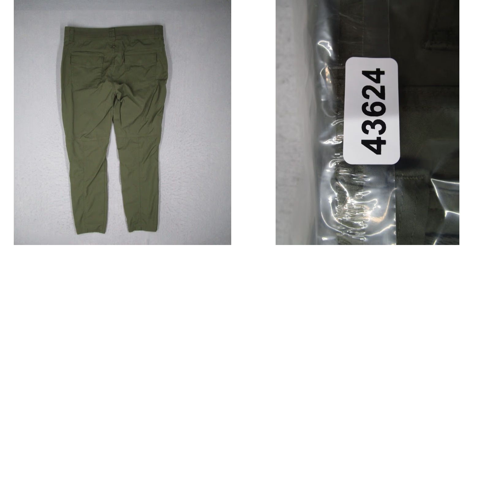 Prana PrAna Women's Green Essex Organic Cotton Blend Hiking Workwear Pants 34x28 Size 36" / US 14 / IT 50 - 8 Thumbnail