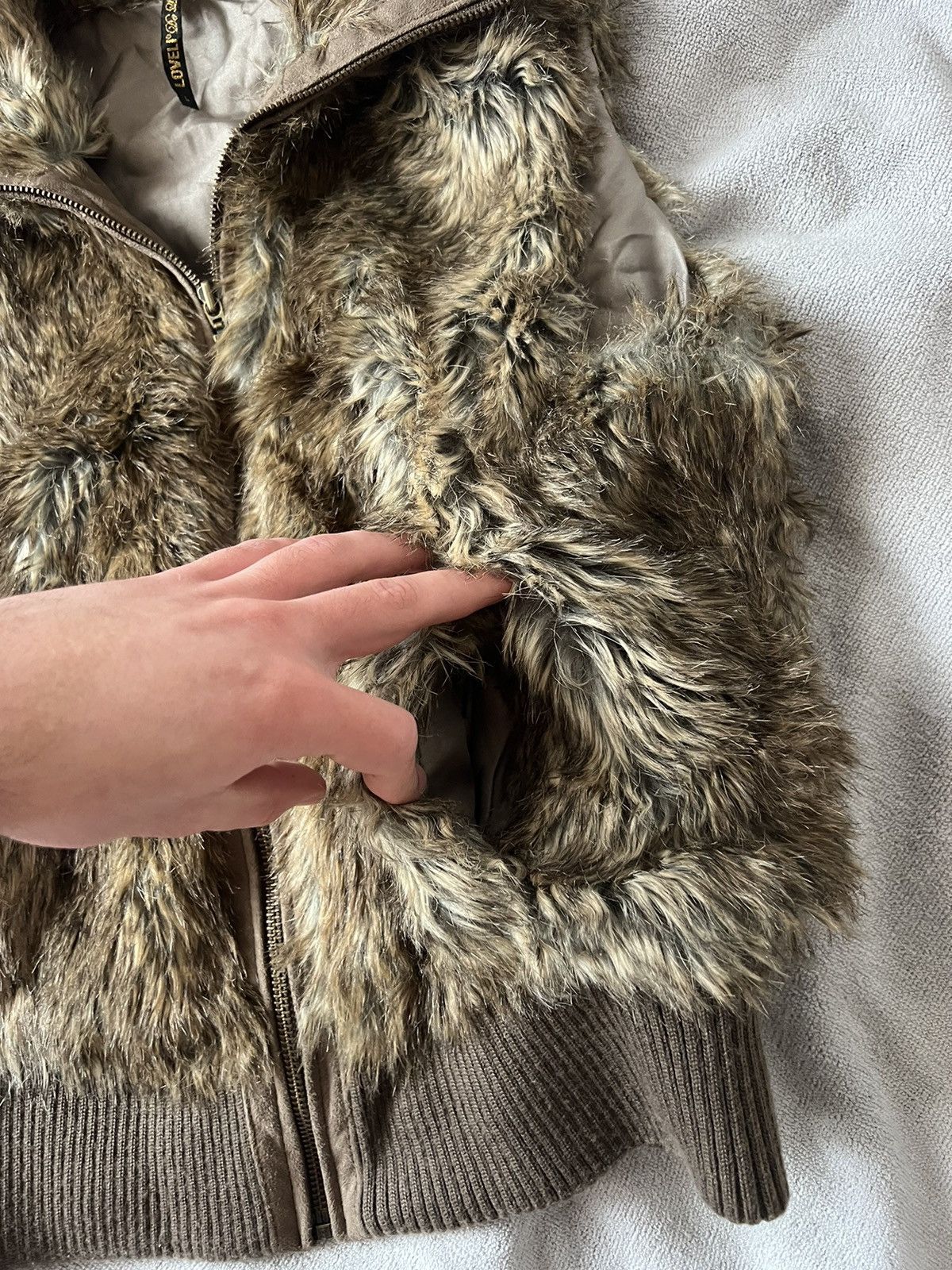 If Six Was Nine × Le Grande Bleu (L.G.B.) × Vintage Vintage if six was nine style faux fur vest archive punk y2k Size US S / EU 44-46 / 1 - 7 Thumbnail