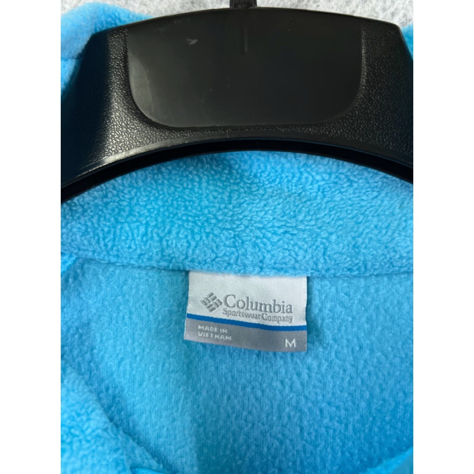 Vintage Columbia Jacket Womens Blue Full Zip 100% Polyester Outdoor Fleece All Seasons Regular Size M Lightweight Zip Size M / US 6-8 / IT 42-44 - 3 Thumbnail