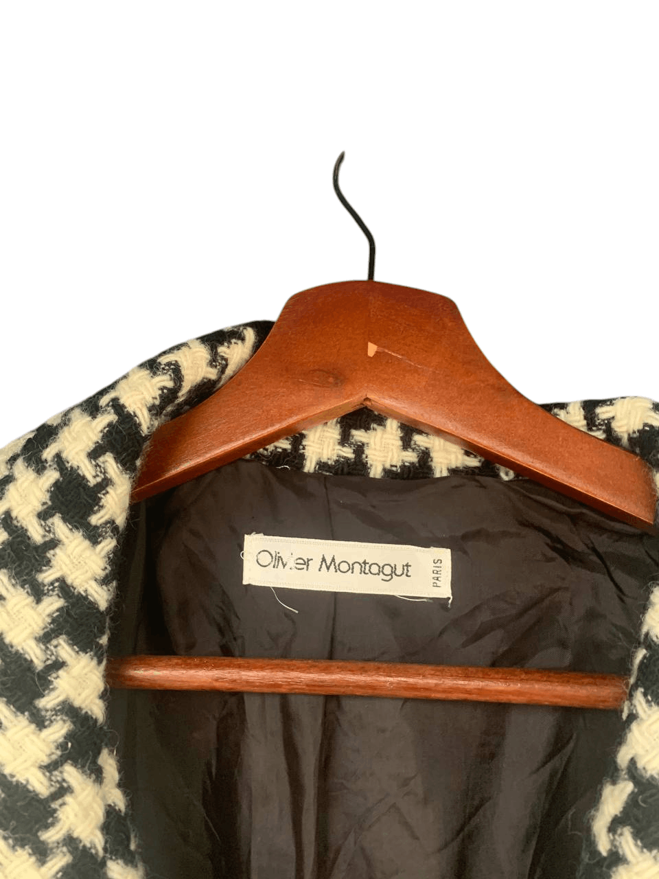 Montagut Vintage Oliver Montagut Houndstooth Wool Jacket Size US M / EU 48-50 / 2 - 3 Thumbnail