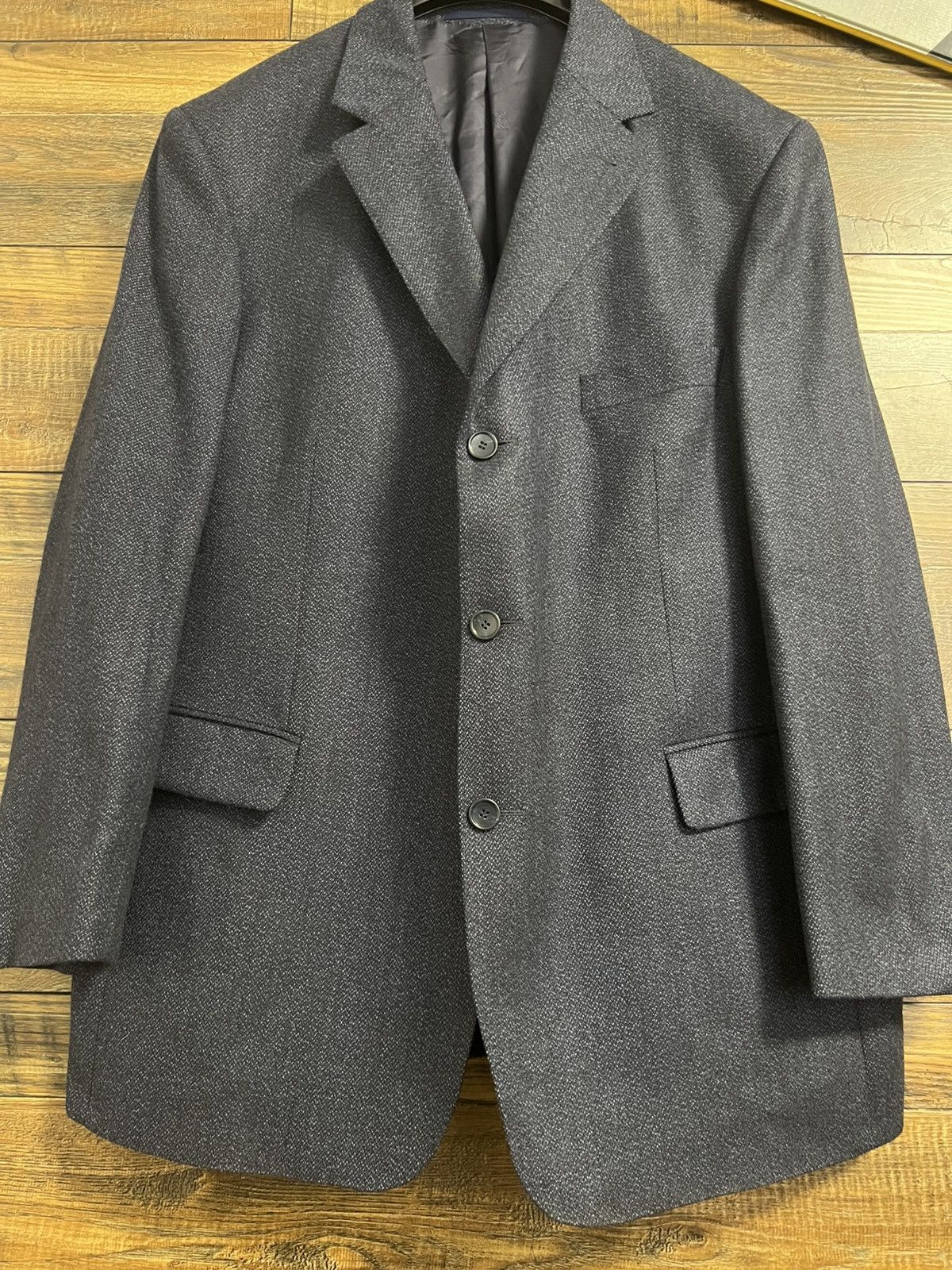 Burberry BURBERRY Vintage Jacket Coat Blazer Wool Viscose Size 52R - 6 Thumbnail