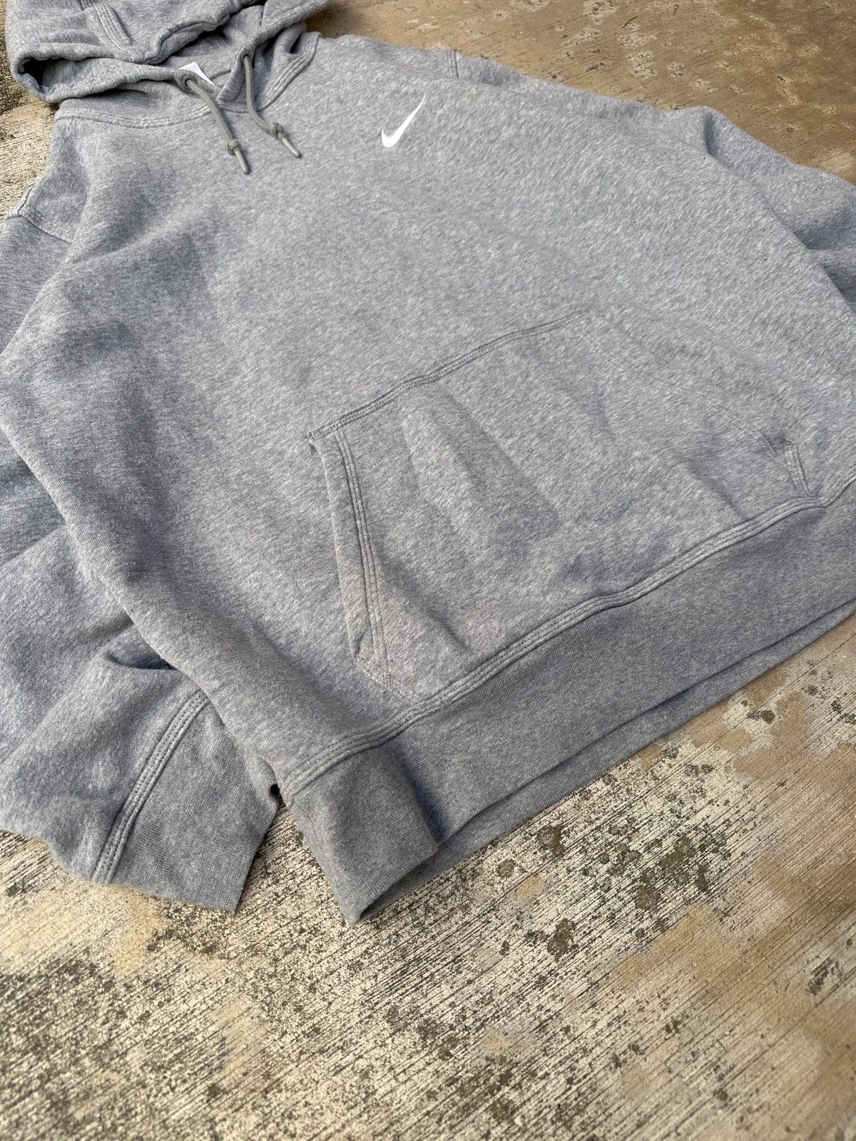 Nike Y2k 2000s gray Nike Corner Swoosh hoodie Large Size US L / EU 52-54 / 3 - 2 Thumbnail