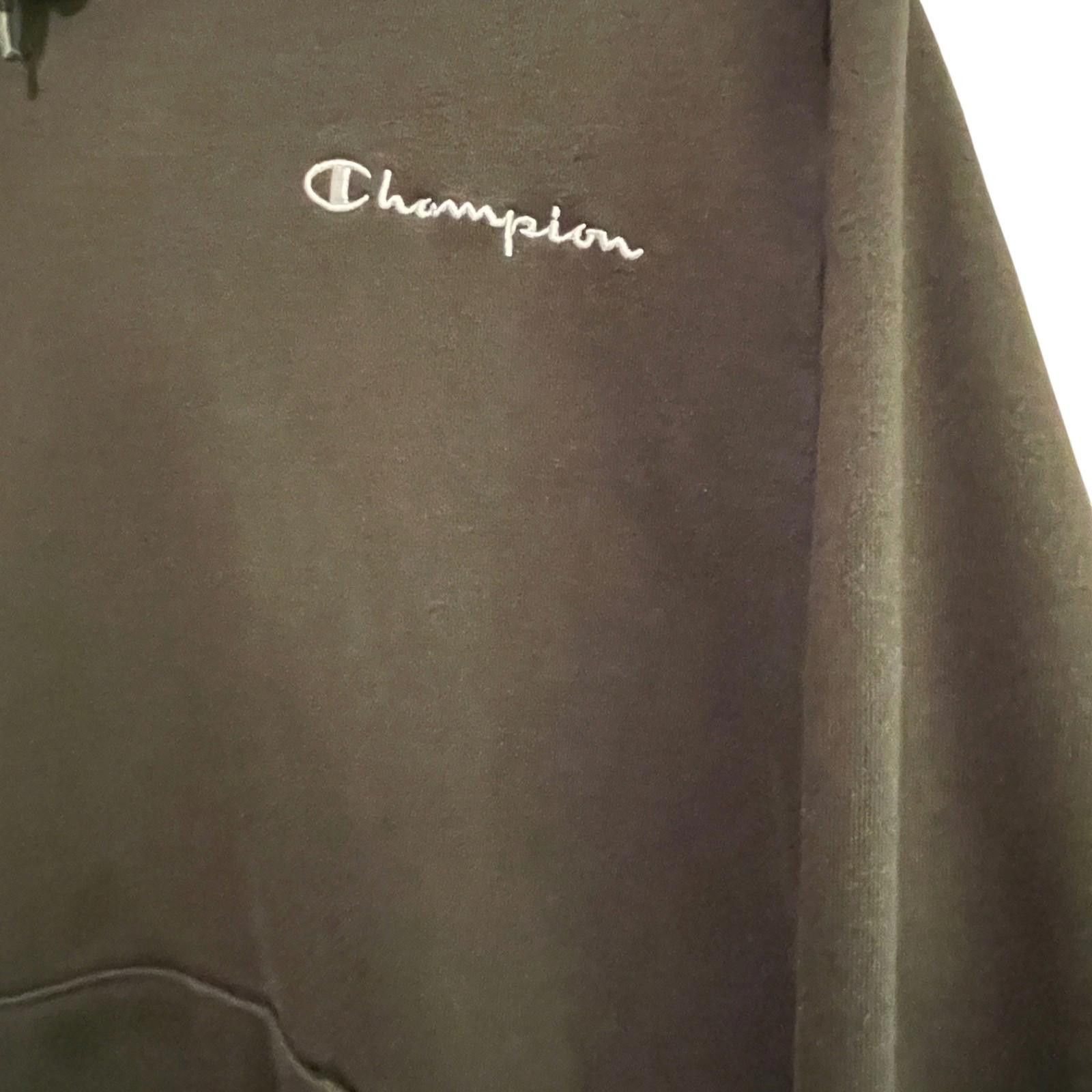 Champion Champion Hoodie Pullover Sweatshirt Men’s Medium Navy Blue Size US M / EU 48-50 / 2 - 2 Thumbnail