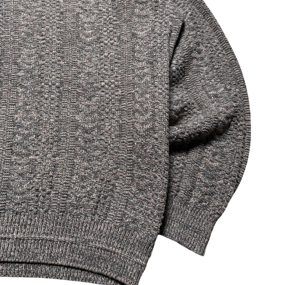 Bill Blass Vintage 90s Bill Blass Blue Textured Knit Sweater Mens XL Size US XL / EU 56 / 4 - 2 Thumbnail