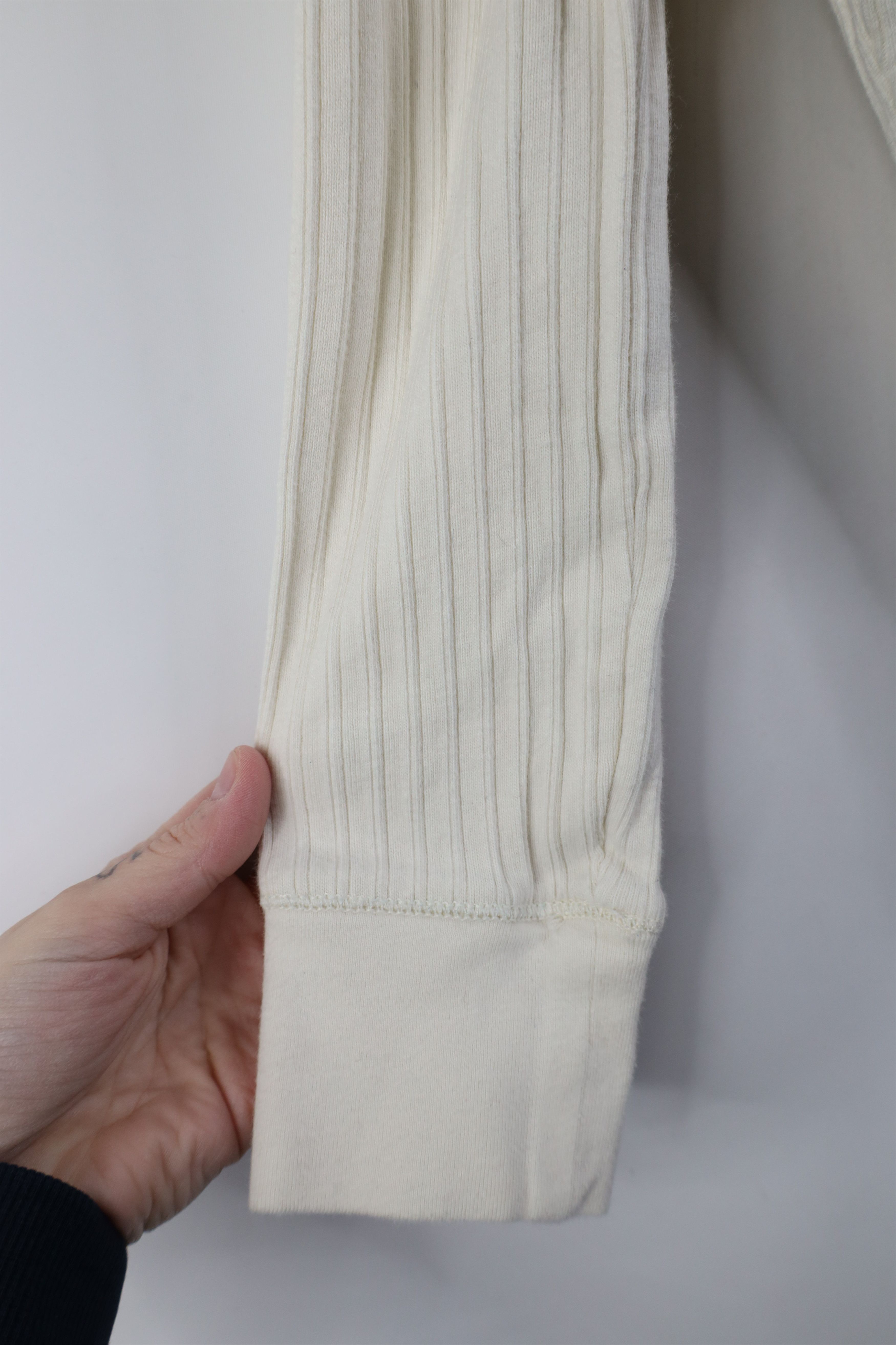 Polo Ralph Lauren Vintage 90s Y2K Ralph Lauren Ribbed Knit Tie Lace T-Shirt Size S / US 4 / IT 40 - 7 Thumbnail
