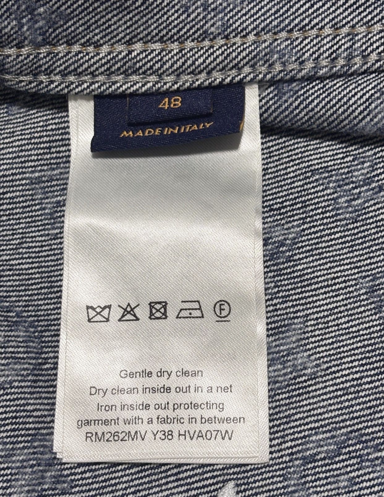 Louis Vuitton Louis Vuitton 48 Monogram Embroidered Denim Overshirt Jacket Size US M / EU 48-50 / 2 - 8 Thumbnail