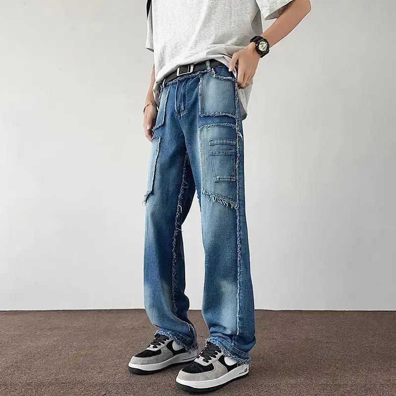 Japanese Brand Retro casual straight leg micro flared jeans Size US 32 / EU 48 - 1 Thumbnail