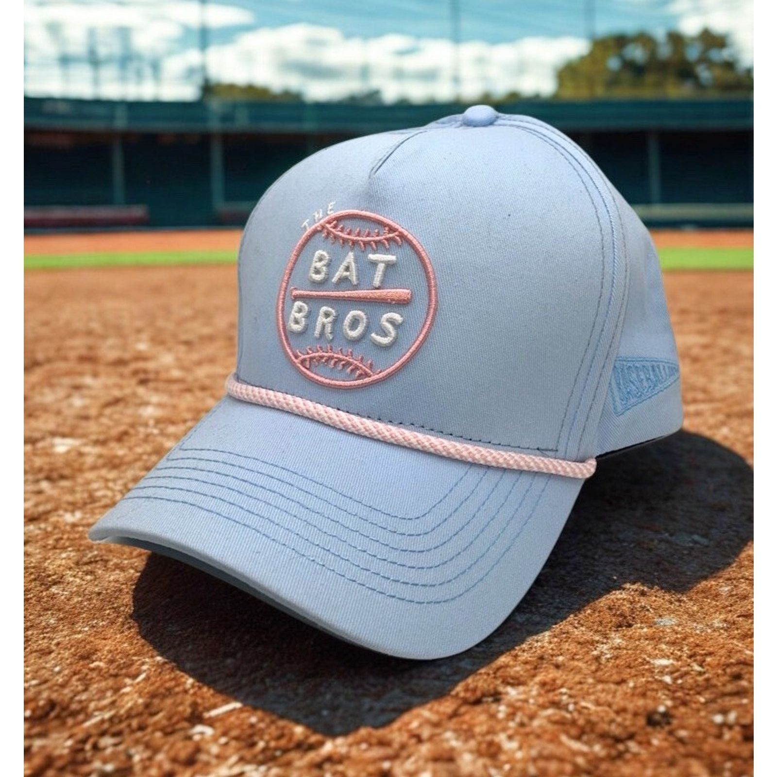 Other Bat Bros Baseballism Five Panel Snapback Hat Light Blue Rare Size ONE SIZE - 3 Thumbnail