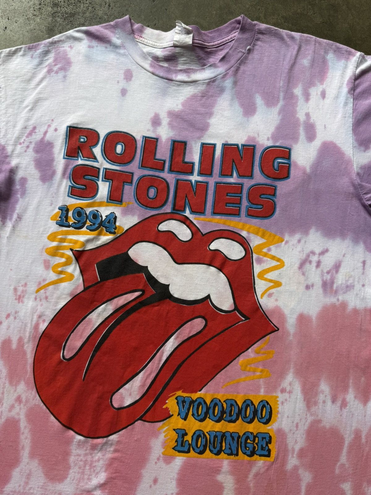Vintage 1994 The Rolling Stones Voodoo Lounge Band Tee Shirt Tour Size US XL / EU 56 / 4 - 3 Thumbnail