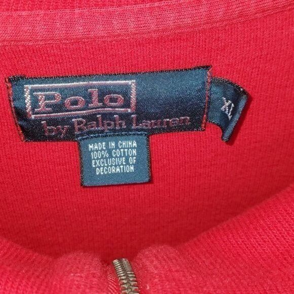 Polo Ralph Lauren Polo by Ralph Lauren Embroidered 1/4 Zip Long Sleeve Sz XL R Size US XL / EU 56 / 4 - 8 Thumbnail