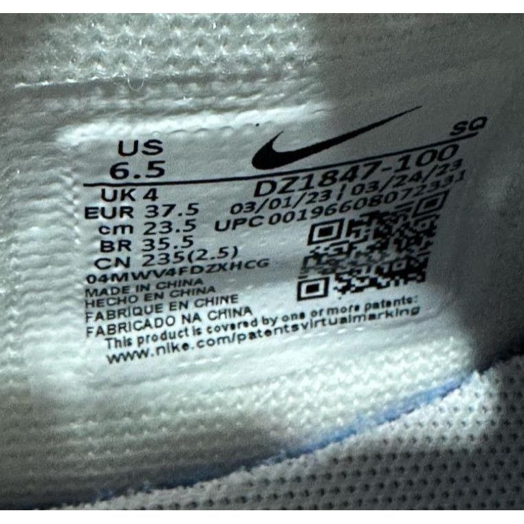 Nike ⭐Nike Air Force 1 Shadow 6.5 Womens Retro Shoes Sneakers Whi Size US 6.5 / IT 36.5 - 14 Thumbnail