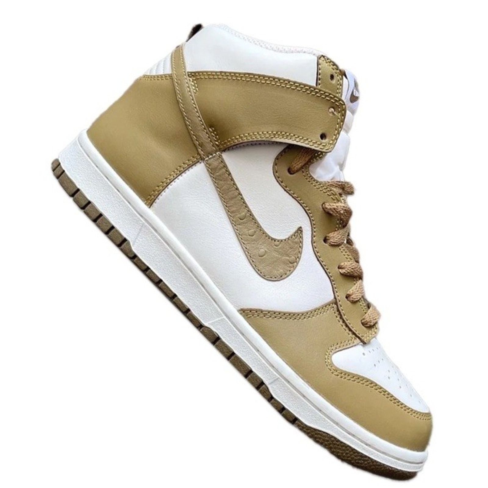 Nike Nike Dunk High Ostrich Swoosh Pack Brown Kelp 2011 US10 Rare Size US 10 / EU 43 - 1 Thumbnail