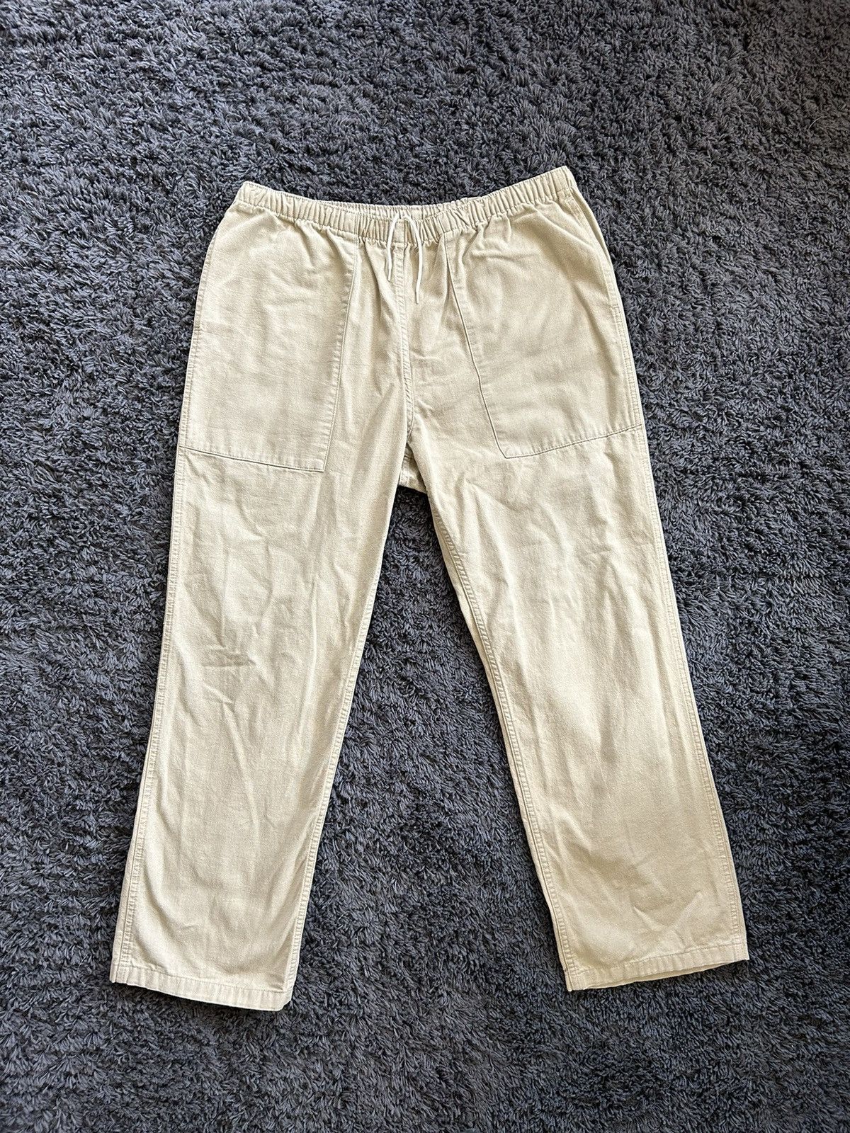 Polo Ralph Lauren Vintage made in USA military drawstring khaki pant XL Size US 36 / EU 52 - 1 Thumbnail