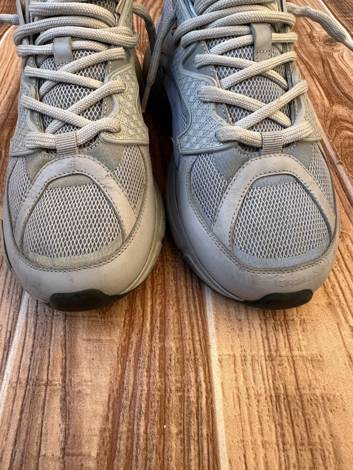 Dior DIOR B24 Mesh Leather Lowtop Sneakers Size US 6 / EU 39 - 5 Thumbnail