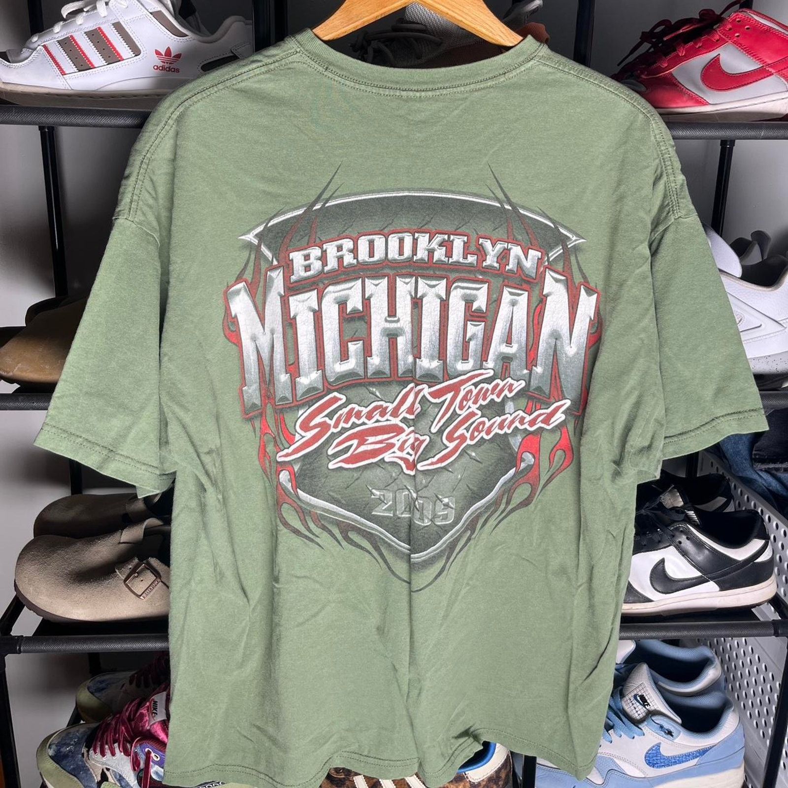 NASCAR 2009 Brooklyn Michigan Tour Racing Shirt Size US XXL / EU 58 / 5 - 3 Thumbnail