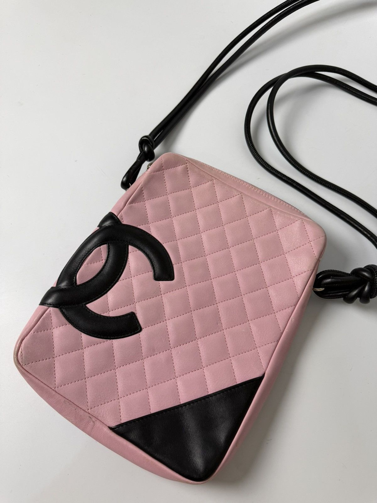 Chanel 2003 Chanel Pink Cambon Ligne Messenger Bag Size ONE SIZE - 6 Thumbnail