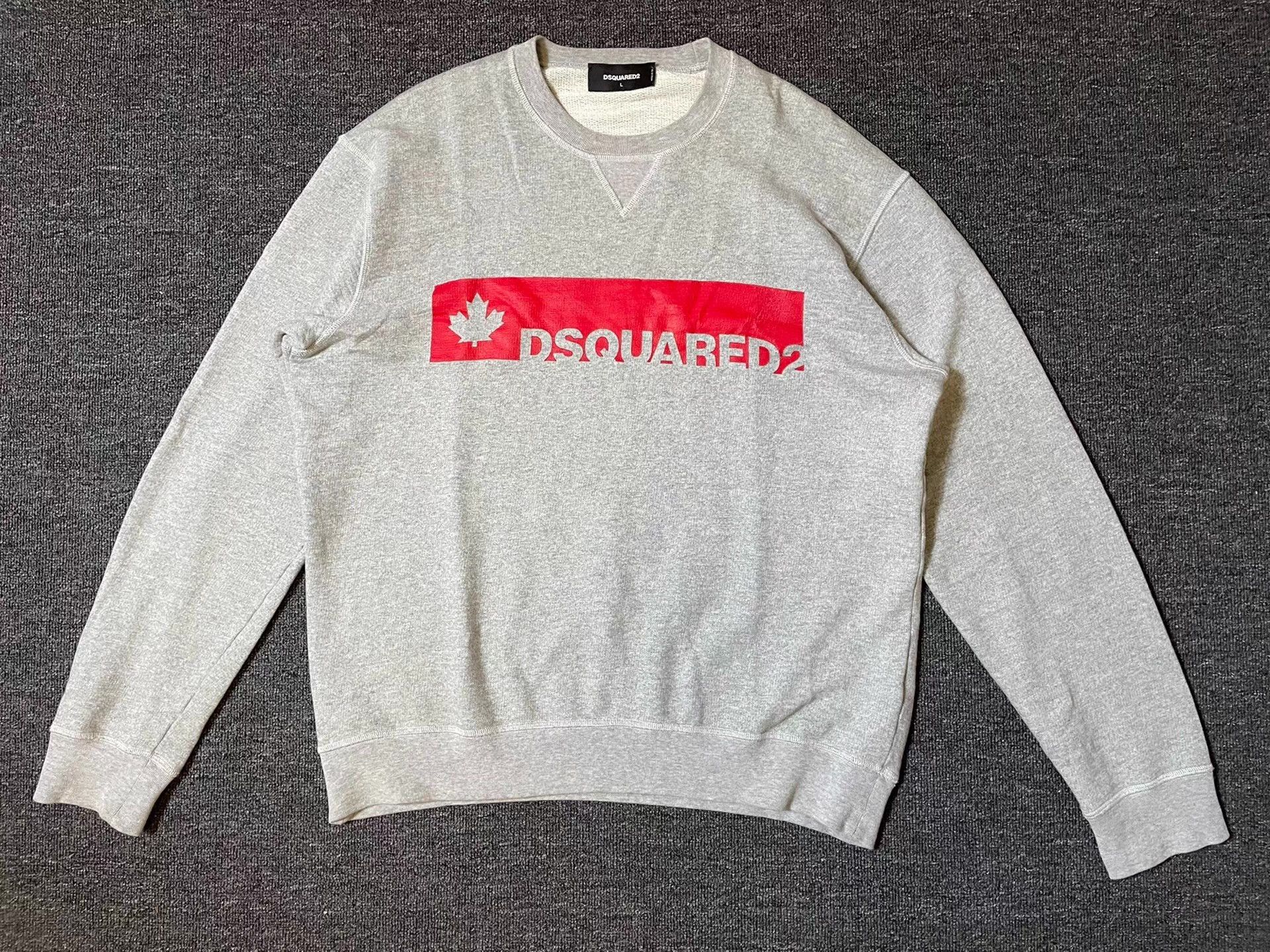 Dsquared2 Dsquared2 classic grey sweatshirt Q4 Size US L / EU 52-54 / 3 - 1 Thumbnail