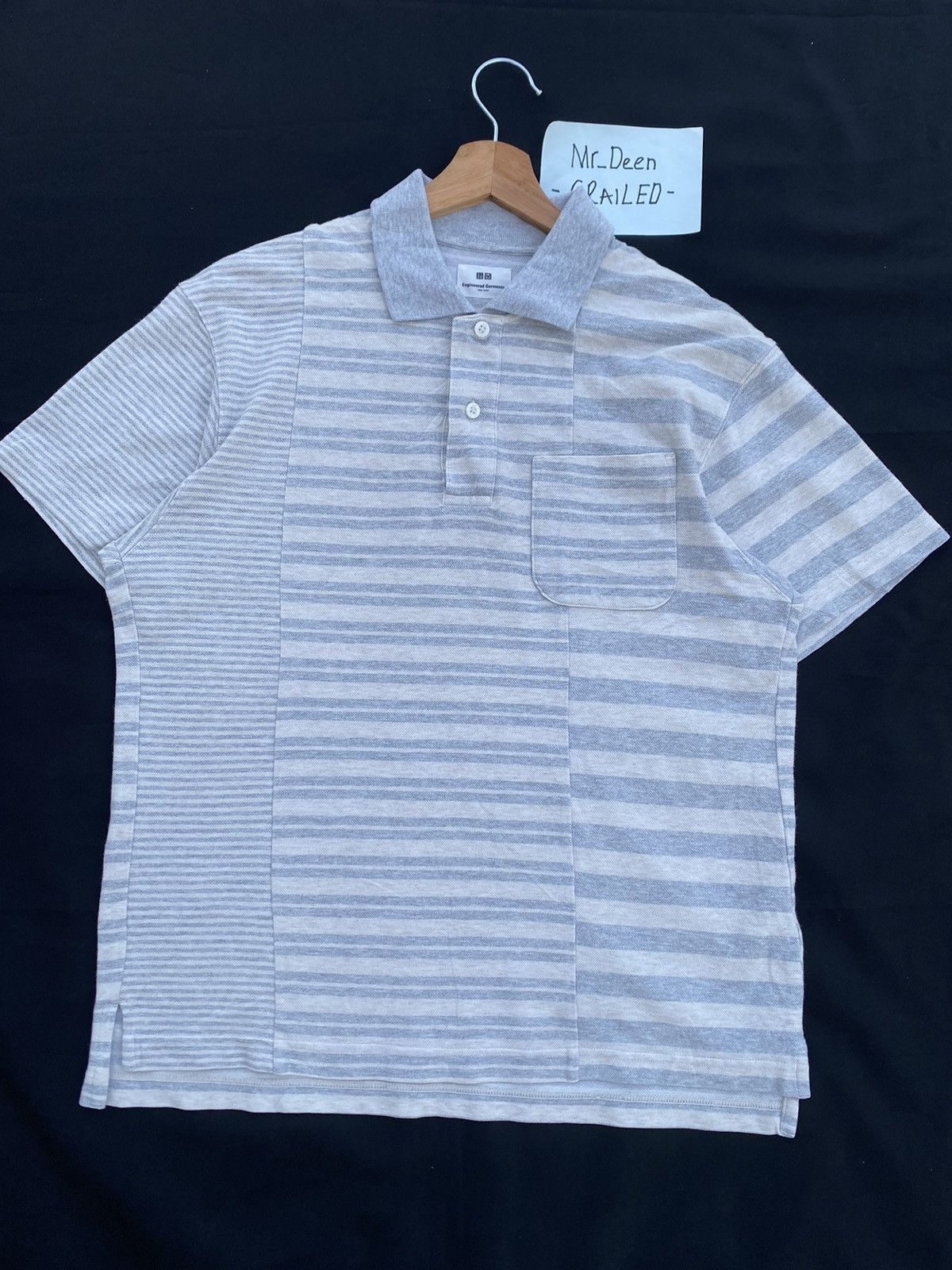 Engineered Garments Rare Uniqlo x Engineered Garments Polo Stripes Tee Size US S / EU 44-46 / 1 - 5 Thumbnail