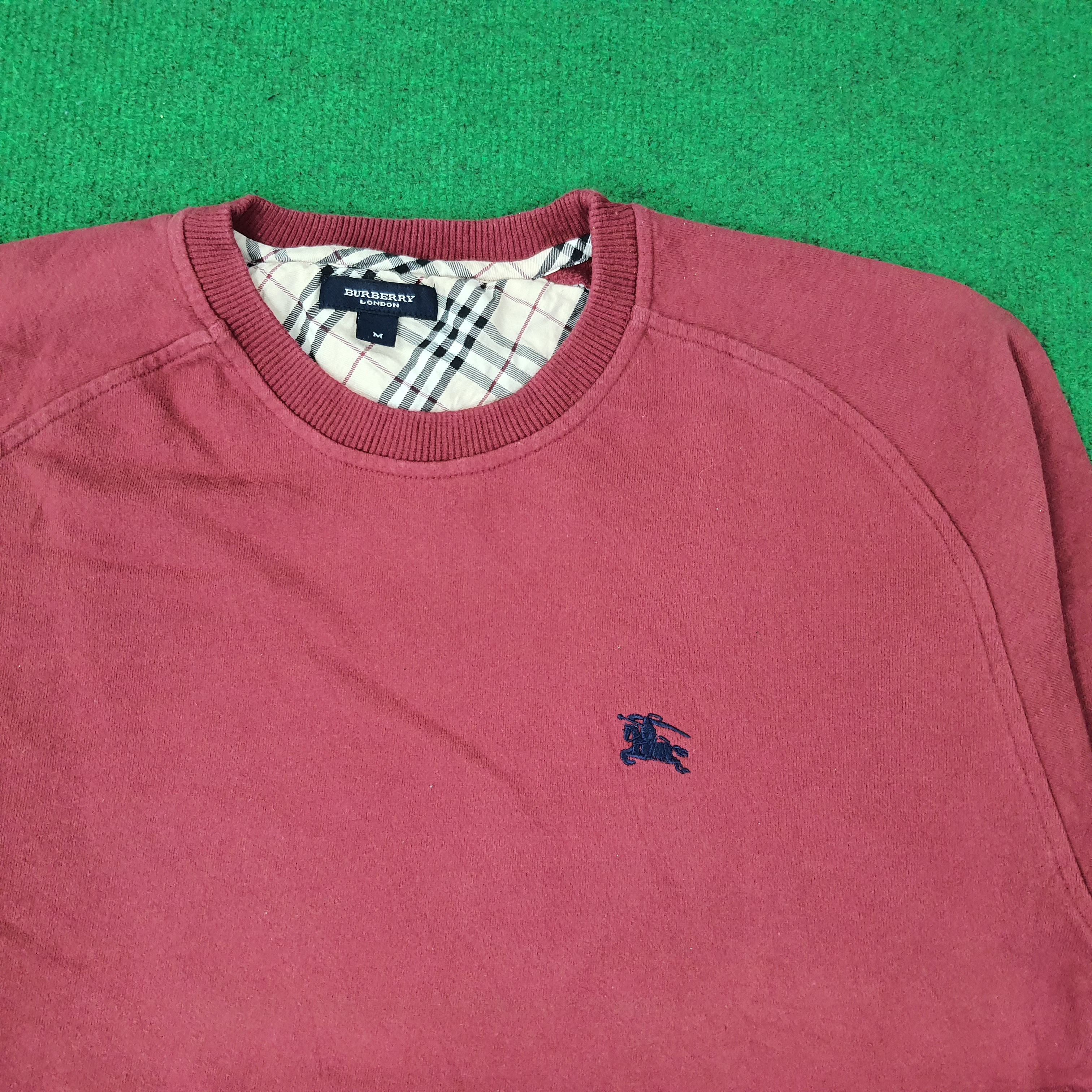 Burberry Vintage Burberry Nova Check Custom Logo Sweatshirt C257N24 Size US M / EU 48-50 / 2 - 4 Thumbnail