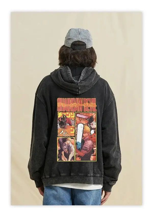 VIBE Anime Chainsaw Hoodie Size US L / EU 52-54 / 3 - 4 Thumbnail