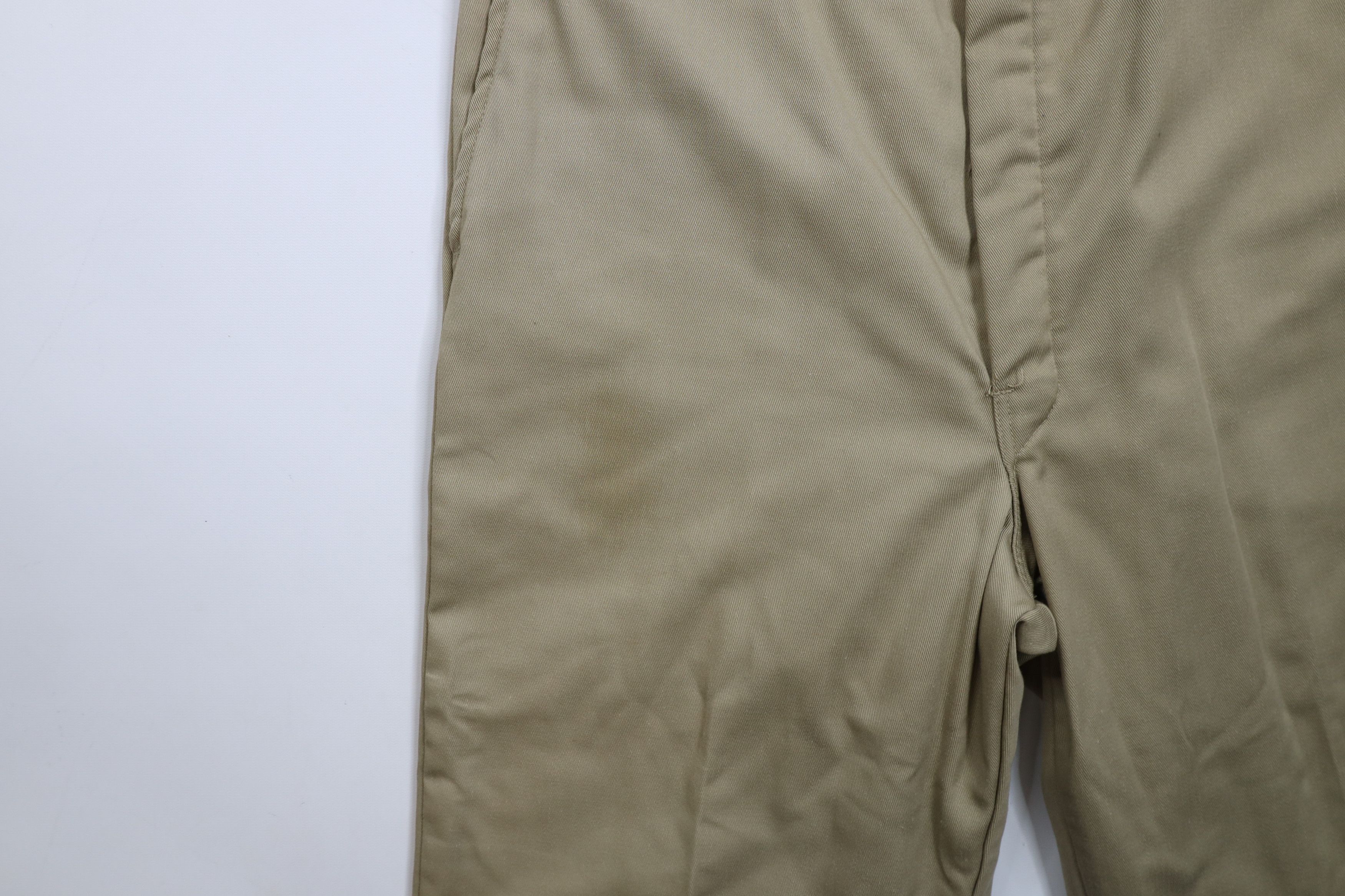 L.L. Bean × Vintage Vintage 70s LL Bean Lined Wide Leg Work Pants Beige USA Size US 36 / EU 52 - 6 Thumbnail