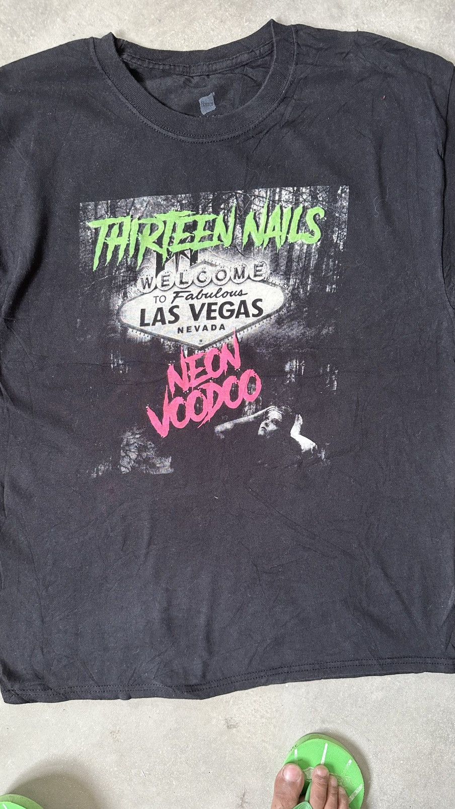 Vintage VINTAGE THIRTEEN NAILS NEON VOODOO VEGAS TEE Size US M / EU 48-50 / 2 - 2 Thumbnail