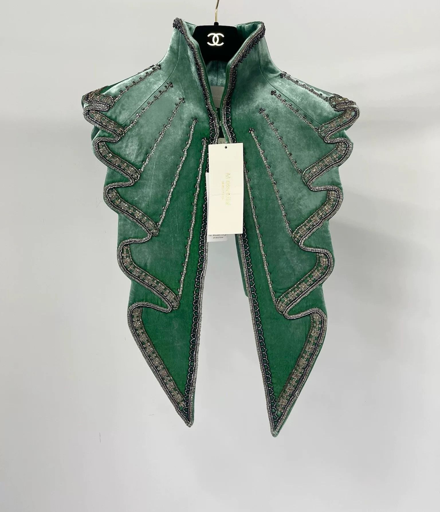 MAKR M Essential Dark Green Velvet Vest Size XS / US 0-2 / IT 36-38 - 1 Thumbnail