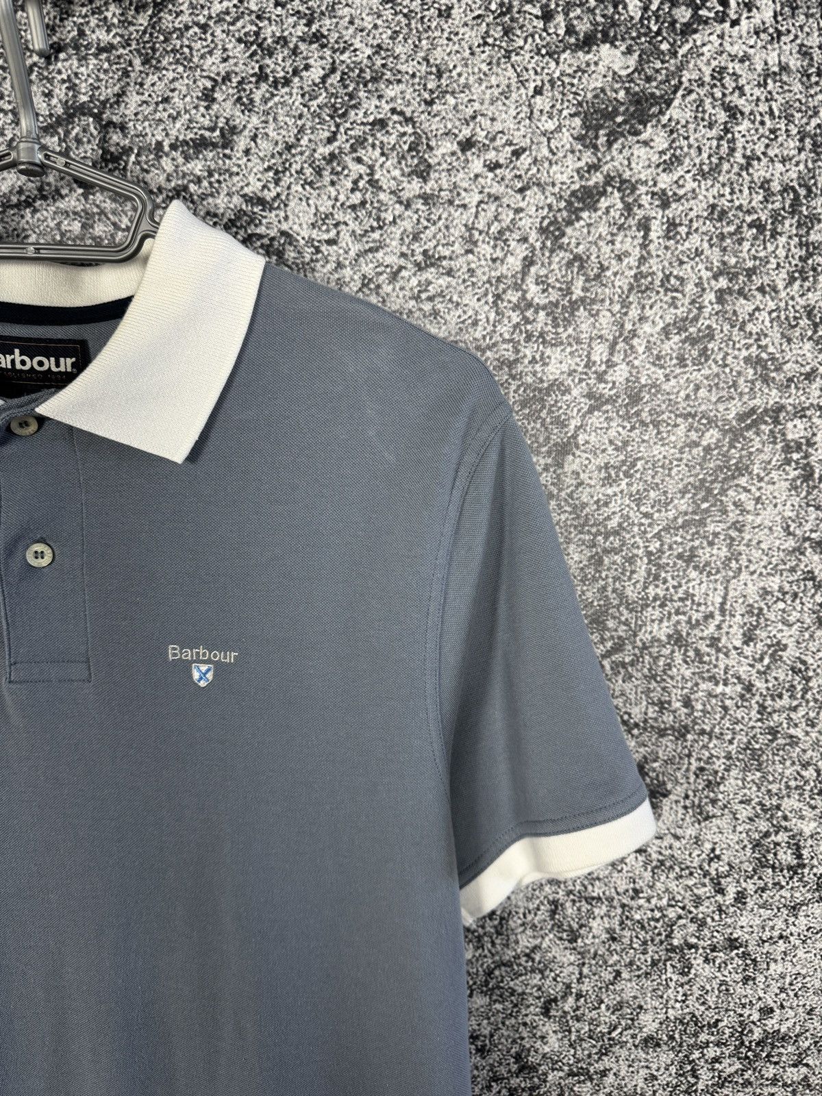 Barbour Men’s Barbour Cotton Short Sleeve Polo Shirt Luxury Size L Size US L / EU 52-54 / 3 - 2 Thumbnail