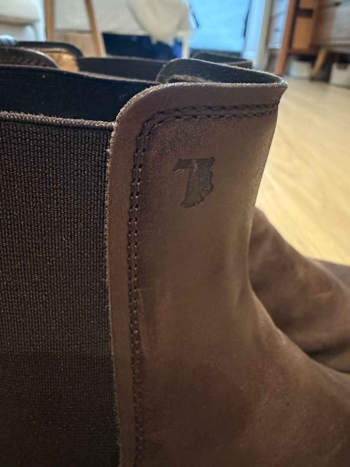 Tod's Tods Brown Calfskin Leather Chelsea Boot Size US 9.5 / EU 42-43 - 3 Thumbnail