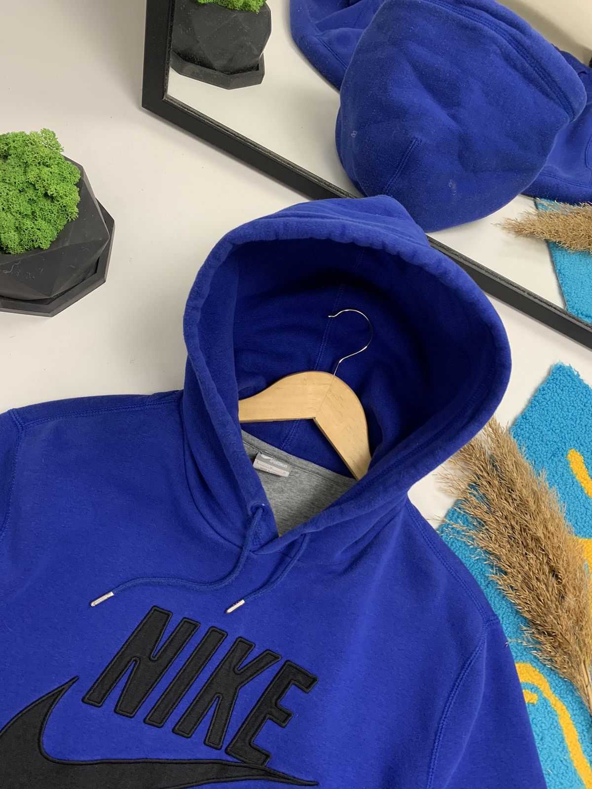 Nike × Vintage Vintage Nike 90’s Big logo Hoodie Size US L / EU 52-54 / 3 - 10 Thumbnail