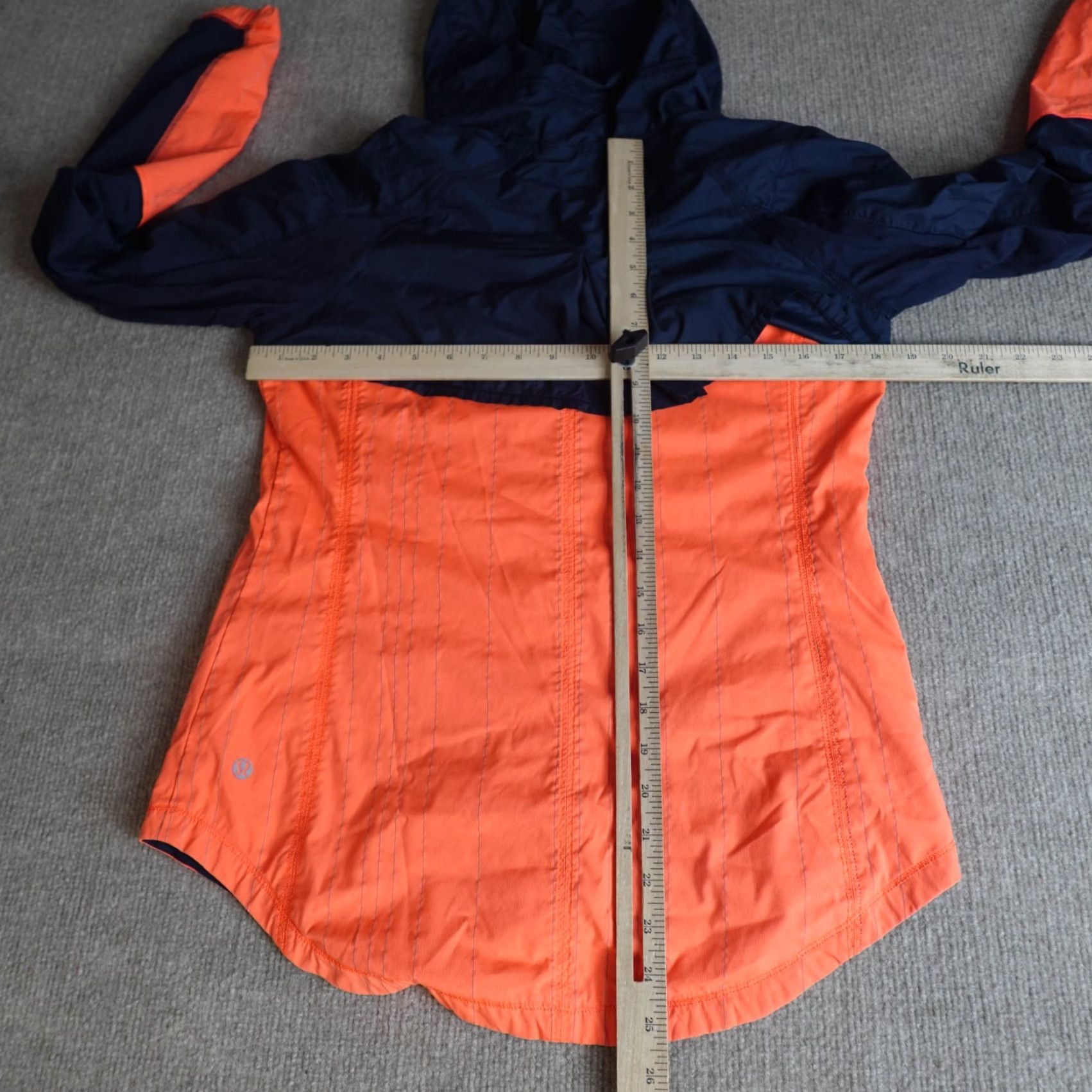 Lululemon Lululemon Womens Jacket Small / 6 Blue Orange Full Zip Hooded Get Up and Glow Shirt? Size M / US 6-8 / IT 42-44 - 4 Thumbnail