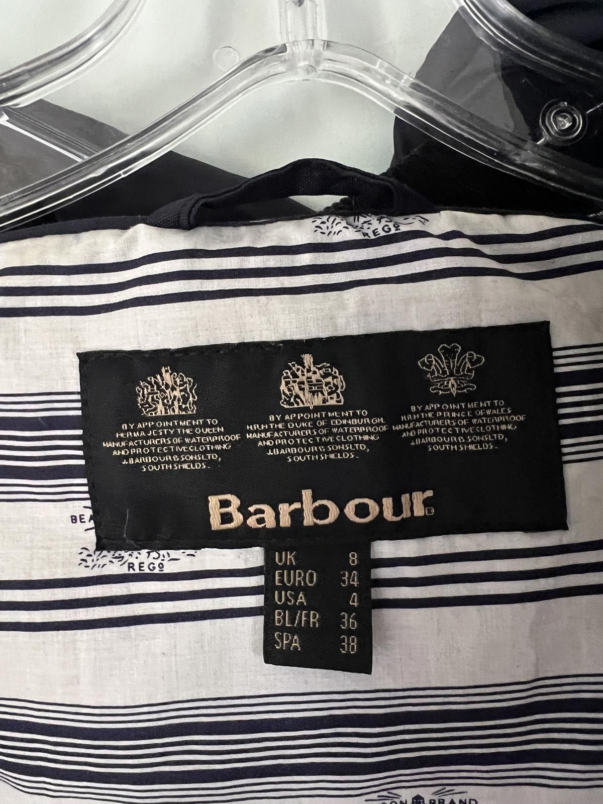 Barbour Barbour Navy Wax Rain Jacket Size S / US 4 / IT 40 - 5 Thumbnail
