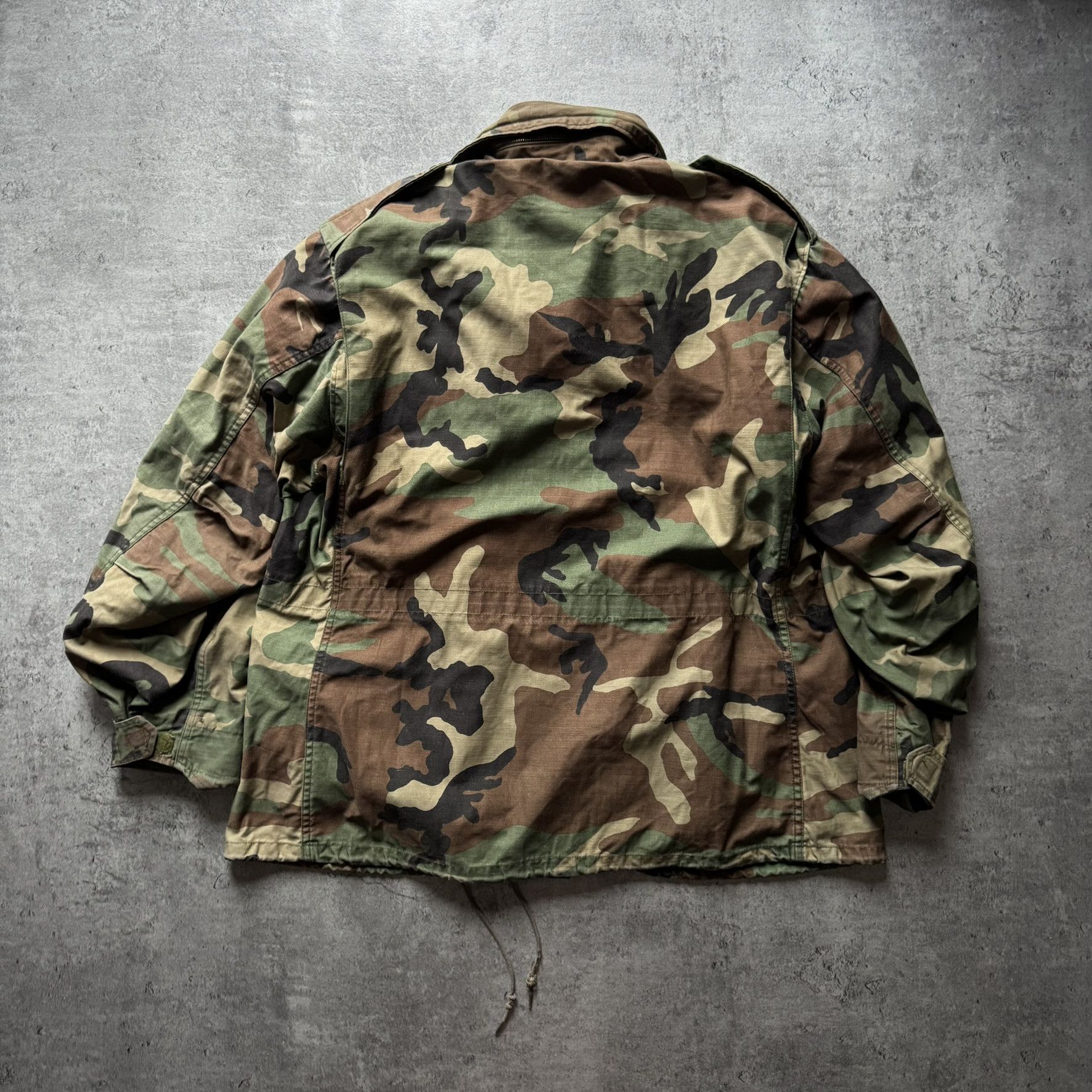 Alpha Industries Vintage Alpha green camo M65 military field jacket Size US XL / EU 56 / 4 - 11 Thumbnail